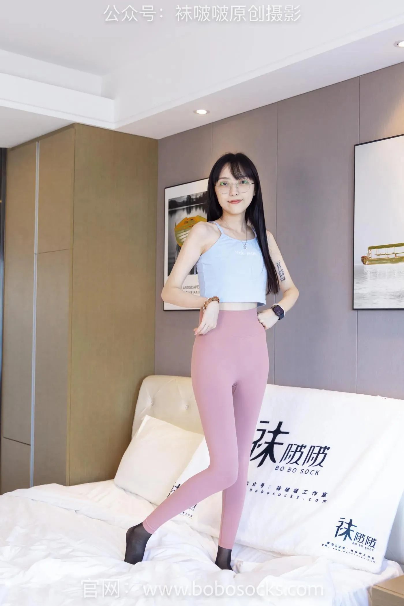 [BoBoSocks袜啵啵]NO.140 稚予-高跟鞋、瑜伽裤裤里丝、肉丝、黑丝 [139P]插图7